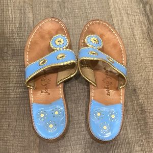 Jack Rogers Size 8 Bright Light Blue Sandal